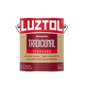 Tinta Esmalte Sintético Standard Branco Gelo Luztol 3,6L